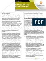 Trabajo en Equipo-La Confianza PDF