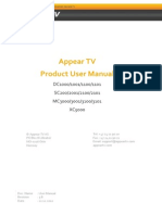 AppearTV 3.8 User Manual