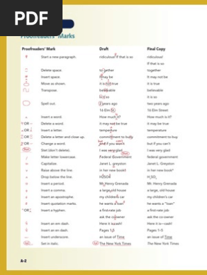 Proofreaders Marks