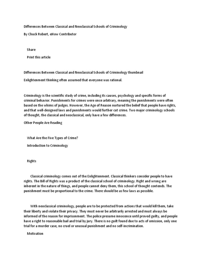 differences-between-classical-and-neoclassical-schools-of-criminology
