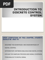 Discrete Control System(Intro)