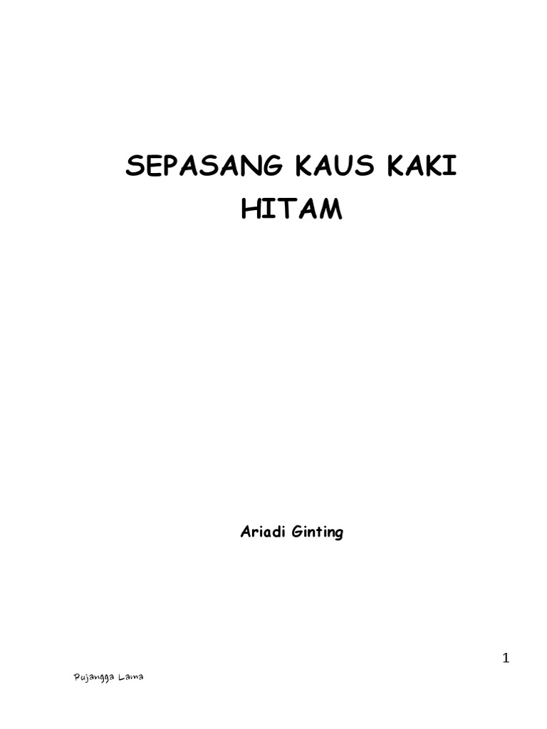  Sepasang  Kaus Kaki  Hitam  doc