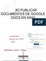 Como Publicar Documentos de Google Docs en Ning