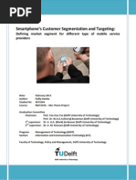 Download Smartphones Customer Segmentation and TargetingDefining market segment for different type of mobile service providersPageSmartphones Customer Segmentation and Targeting by nujhdfrk SN207105174 doc pdf