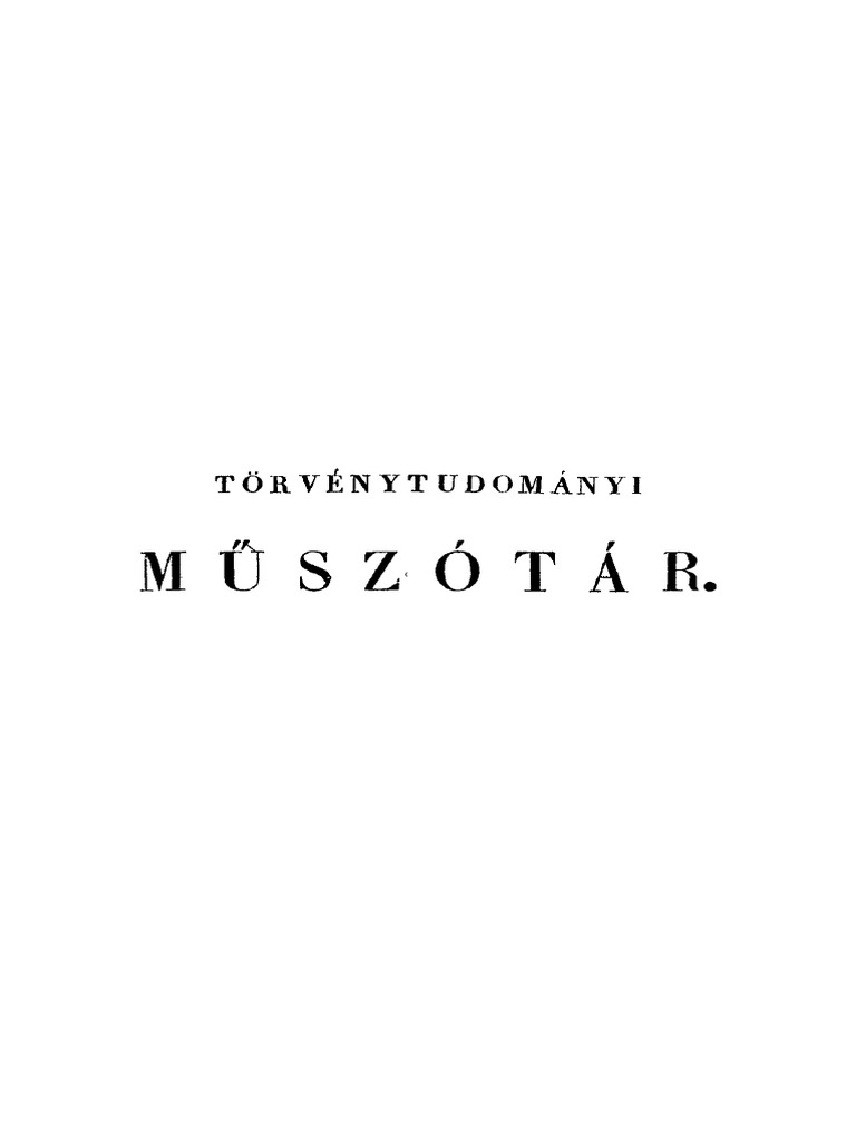 Torvenytudomanyi Muszotar