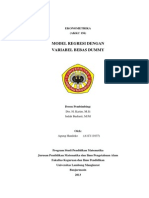 Download Model Regresi Dengan Variabel Bebas Dummy Terbaru by AgungHndoko SN207111524 doc pdf
