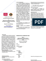 SPSS FDP Brochure - March 07, 2014