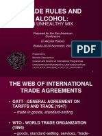 Trade Rules and Alcohol