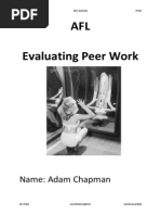 Evaluating Peer Work