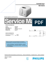 Service Service: HD 6124/A Coolwall Fryer