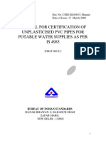 Certification Manual for PVC Pipes