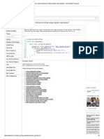 Java String Regular Expression Match Sample Code Examples - Java Sample Programs