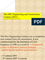 The NEC Engineering and Construction Contract (ECC)