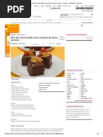 Receita de Pão de mel trufado com recheio de doce de leite - Culinária - MdeMulher - Ed