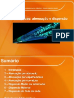 Fibra Óptica - Atenuação e Dispersão