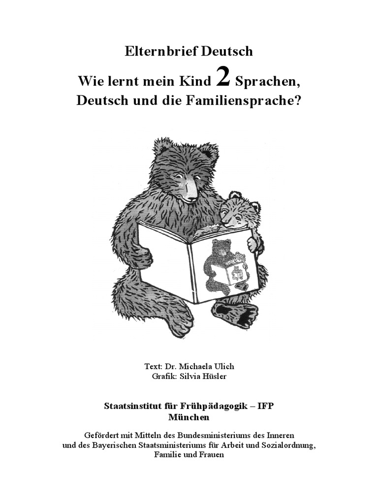 Eltern Brief Deutsch