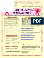 Newsletter Make It Happen 1 30 14