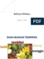 Bahasa Melayu-Buah Buahan Tempatan