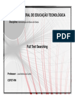 SQL - Full Text Searching