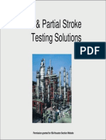 SIL & Partial Stroke Testing Solutionstation