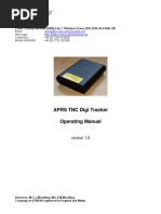 CCW APRS TNC Digi Tracker Operating Manual v1.7