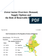 Myanmar Power Sector Overview
