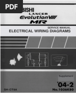 Mitsubishi Lancer Evolution Viii MR Service Manual