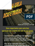 Som Na Igreja - Dicas e Truques