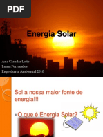 Energia Solar apresentação