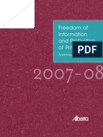 FOIP Annual Report 2007-08