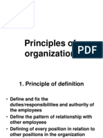 Principles of Orgnizations