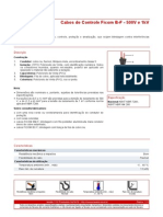 Cabos de Controle Ficom B-F - 500V e 1kV