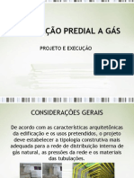 INSTALAÇÃO PREDIAL A GÁS