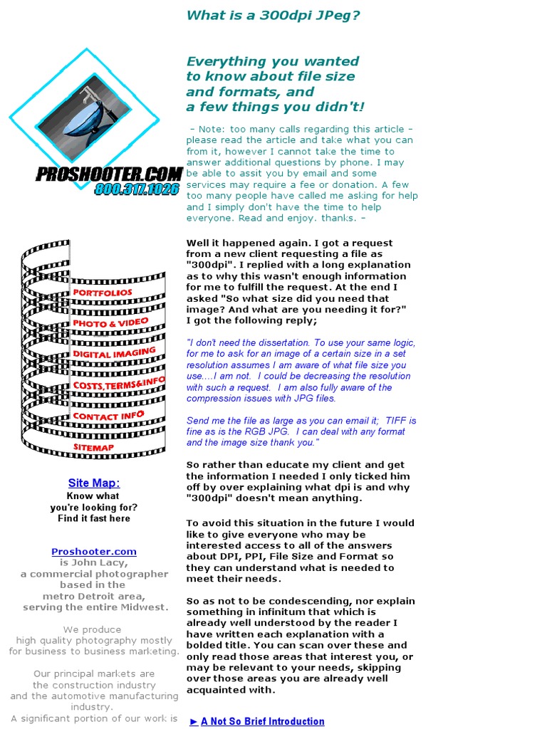 What is a 300 dpi JPeg Image Resolution Data Compression