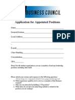 Application For Appointed Positions-2009
