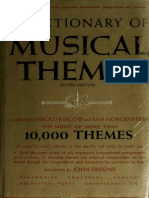 A Dictionary of Musical Themes - Barlow, Harold