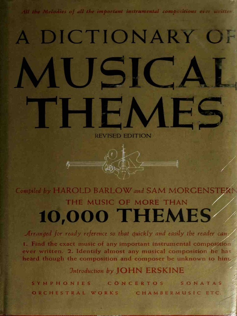 A Dictionary of Musical Themes Barlow, Harold PDF Suite (Music
