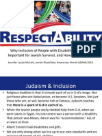 Why Inclusion of PwDs Is Important For Jewish Survival, and How To Do It Right