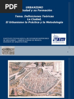 DEfiniciones teoricas urbanismo
