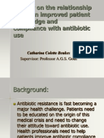 D3-P3 - A Study On The Relationship Between Improved Patient Knowledge & Compliance With Antibiotic Use