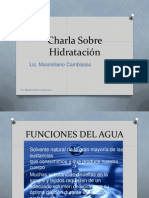 Charla Sobre Hidratación