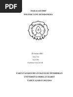 Download MAKALAH ISBDPOLITIK UANG DI INDONESIA by Sekar Tani SN207212895 doc pdf