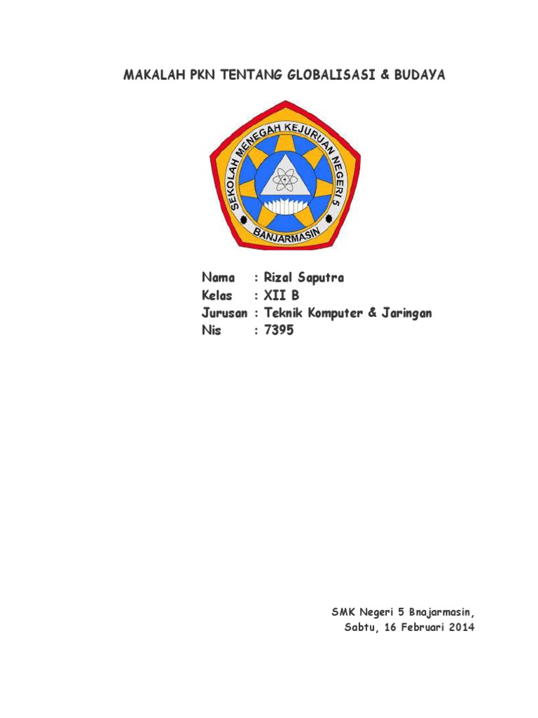 Makalah Pengaruh Globalisasi Terhadap Generasi Muda