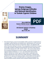 Enemy Images, Ingroup-Outgroup Attitudes and National Identification in Turkish Cypriot Children