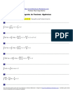 Ejercicios Resueltos de Integral 1 Integrales Directas