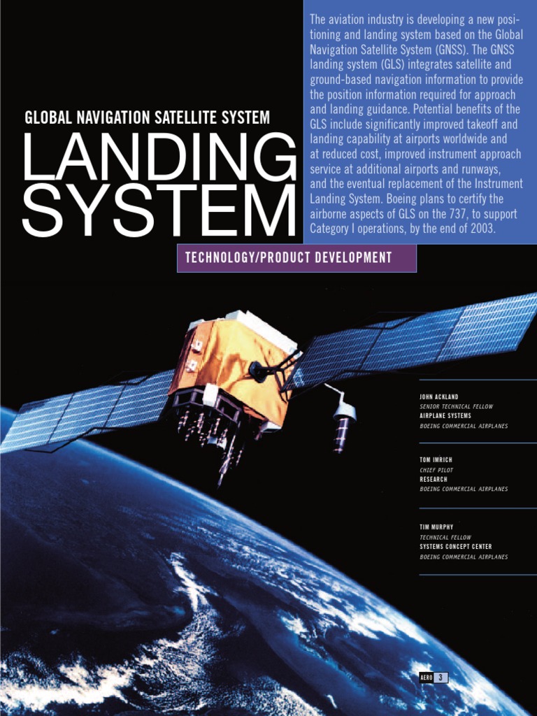 Gnss Landing System PDF Global Positioning System Engineering
