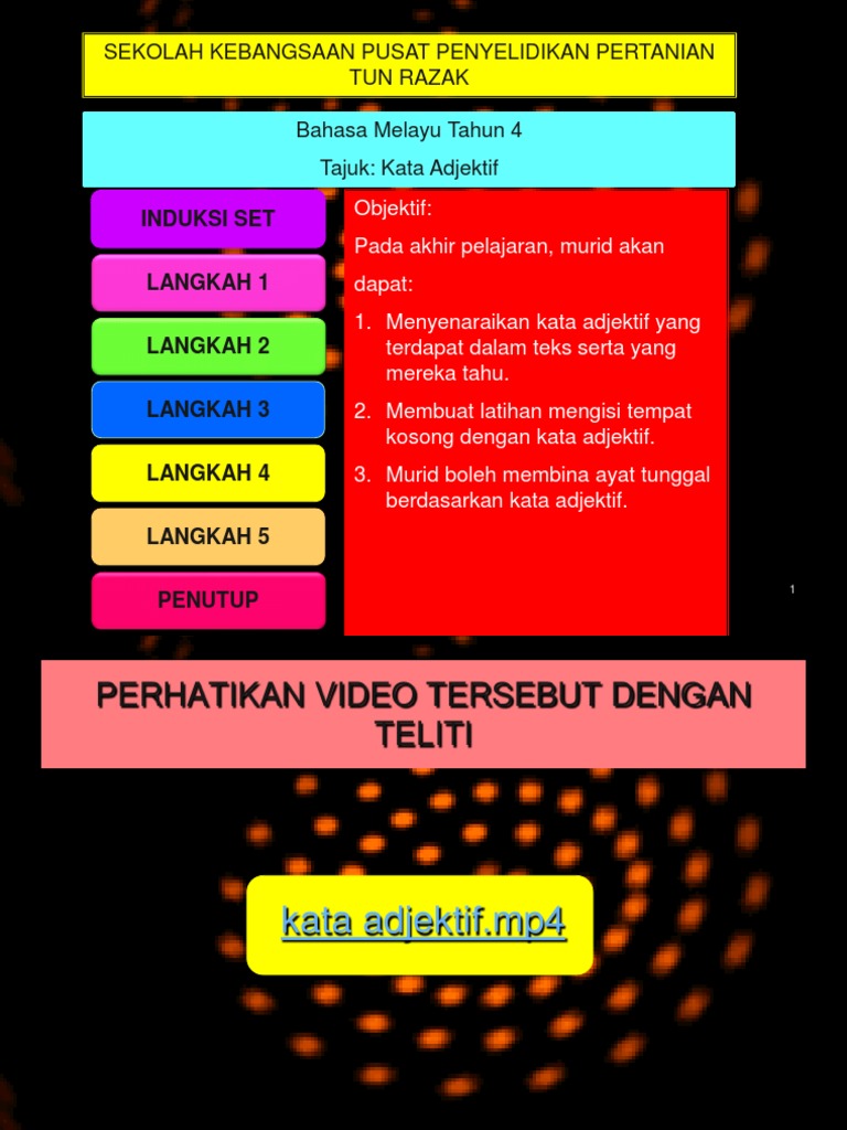 Rph Bm Kata Adjektif Pdf