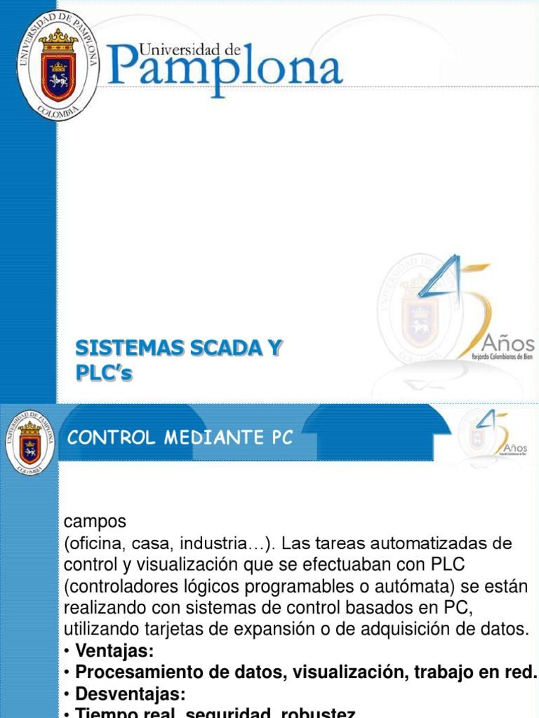 Scada y PLC | PDF | Scada | Controlador lógico programable