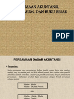 Persamaan Akuntansi, Jurnal Umum, Dan Buku Besar