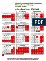 Calendario Escolar Curso 07/08 (FAPA)